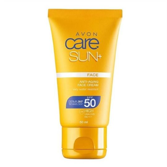 تصویر  کرم ضد آفتاب آون مدل ضد چروک SPF50  