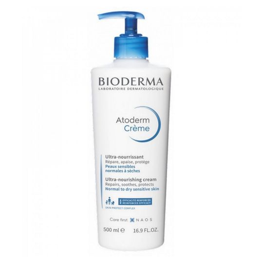 کرم مرطوب کننده بایودرما اتودرم صورت و بدن Bioderma Atoderm Crème Ultra-Nourishing Cream 500ml	کرم مرطوب کننده بایودرما اتودرم صورت و بدن Bioderma Atoderm Crème Ultra-Nourishing Cream 500ml		